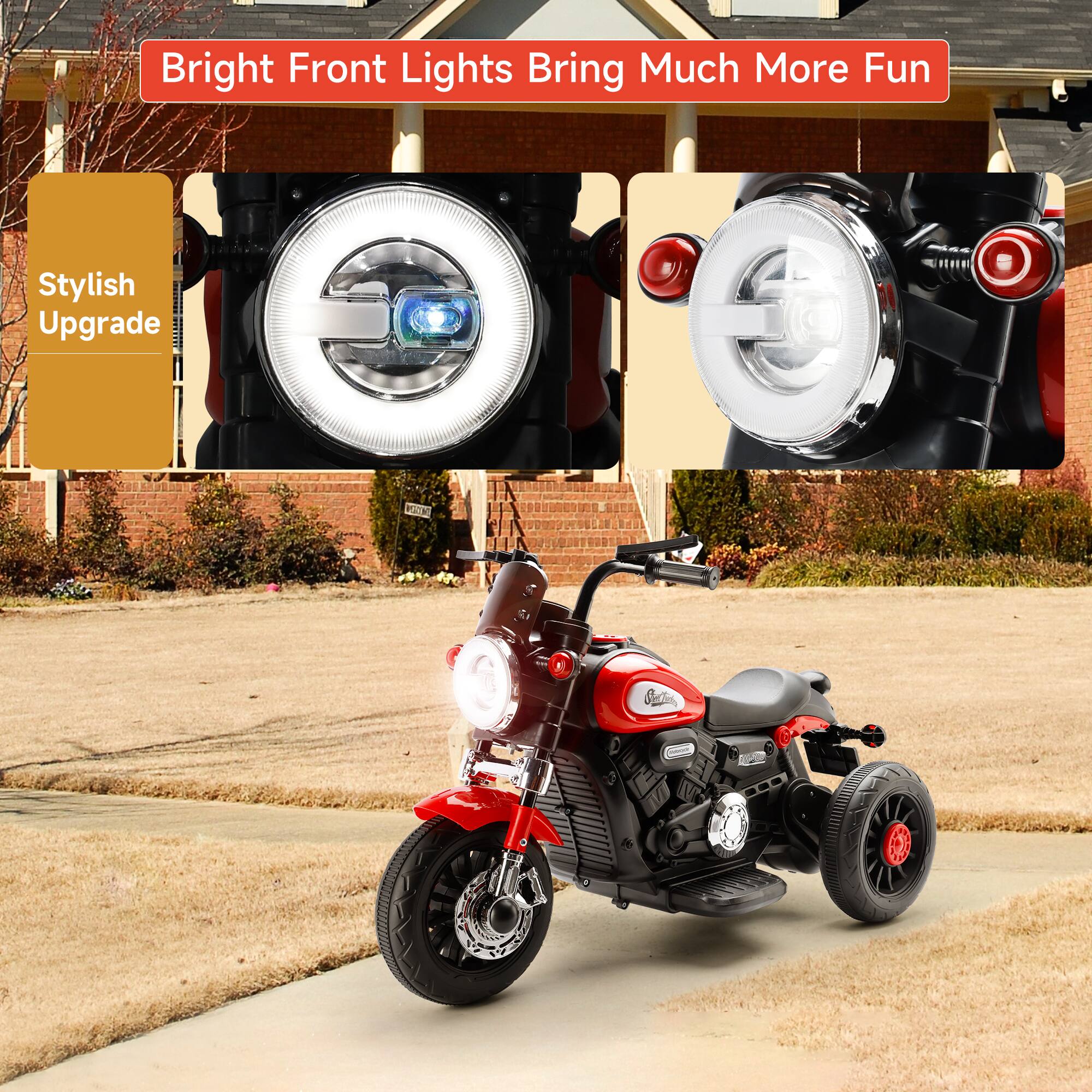 Bright Front Lights Bring Much More Fun

Stylish Upgrade