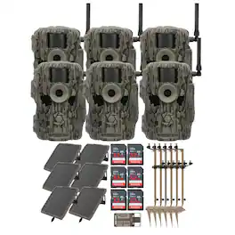 Stealth Cam - 36MP Fusion Max Cellular Trail Camera Bundle (6-Pack)