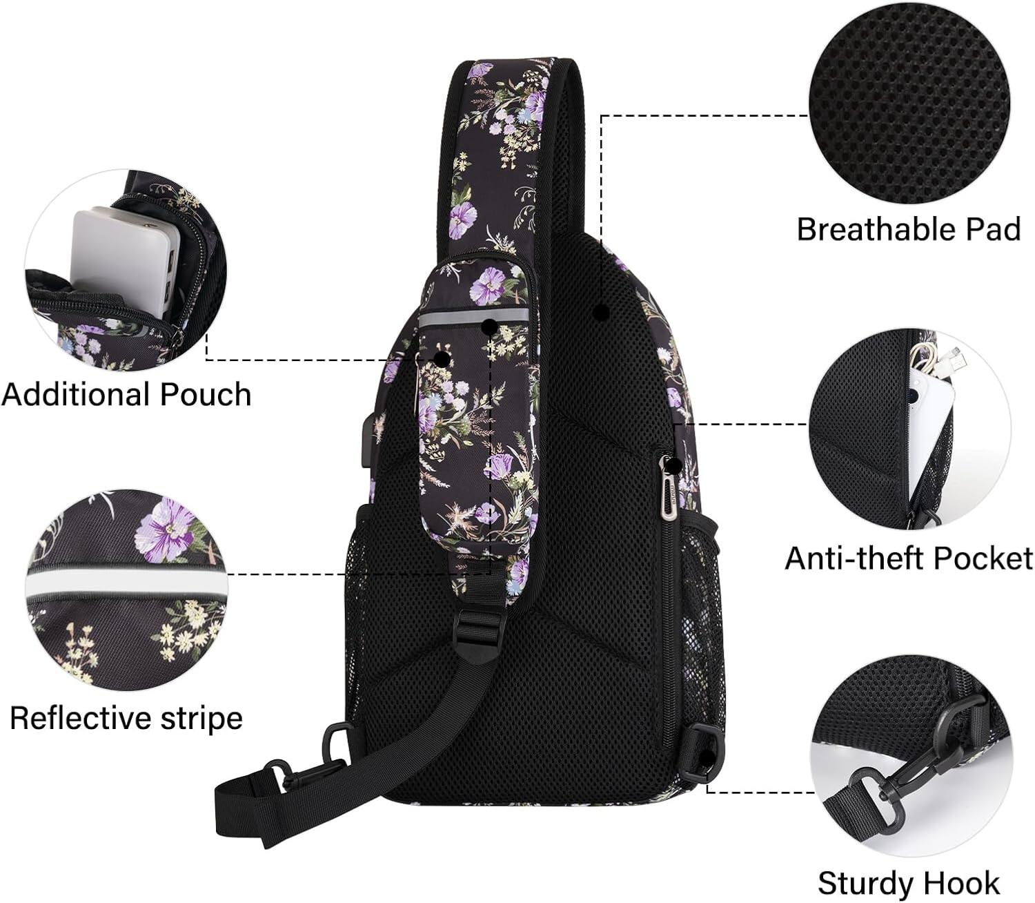 - Breathable Pad
- Additional Pouch
- Anti-theft Pocket
- Reflective Stripe
- Sturdy Hook