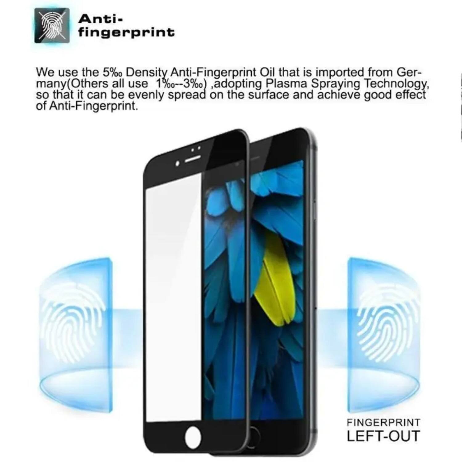 Anti-fingerprint

We use the 5% Density Anti-Fingerprint Oil that is imported from Germany (Others all use 1%--3%), adopting Plasma Spraying Technology, so that it can be evenly spread on the surface and achieve good effect of Anti-Fingerprint.

FINGERPRINT LEFT-OUT