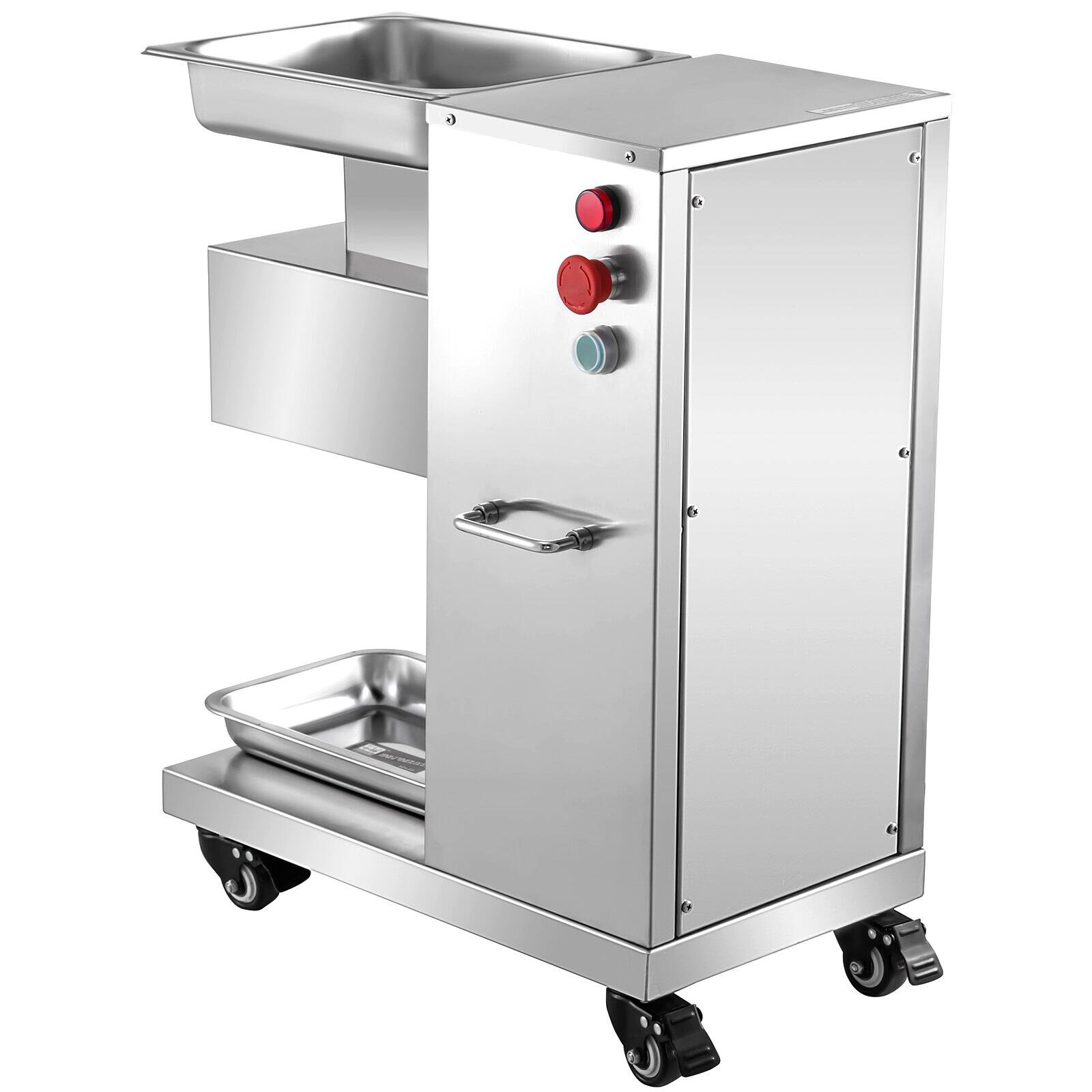 Alt View 9. Glintex - 110V Meat Cutter Machine 750W Electric Slicer 3mm Blade Stainless Steel Commercial Cutters & Slicers Kitchen Use.