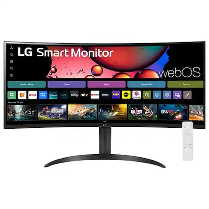 LG Smart Monitor
webOS
Home Office
Game
Music
Home Hub
Sports
Top picks for you
FLARE
MAICH-OAY
Sdlalo
RARBIT
SEARED
Hurre
NETFLIX
prime
hulu
sling tv
apple tv
max
tubi
philo
LG