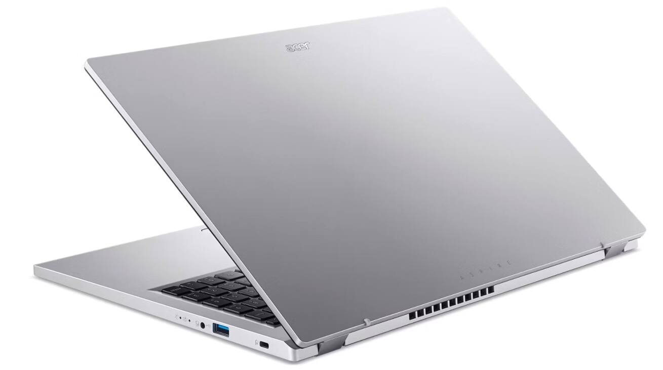 Back. Acer - Acer Aspire Go 15 AG15-71P AG15-71P-59PZ 15.6" Notebook - Full HD - 60 Hz - Intel Core i5 13th Gen i5-13420H - 16 GB - Silver.