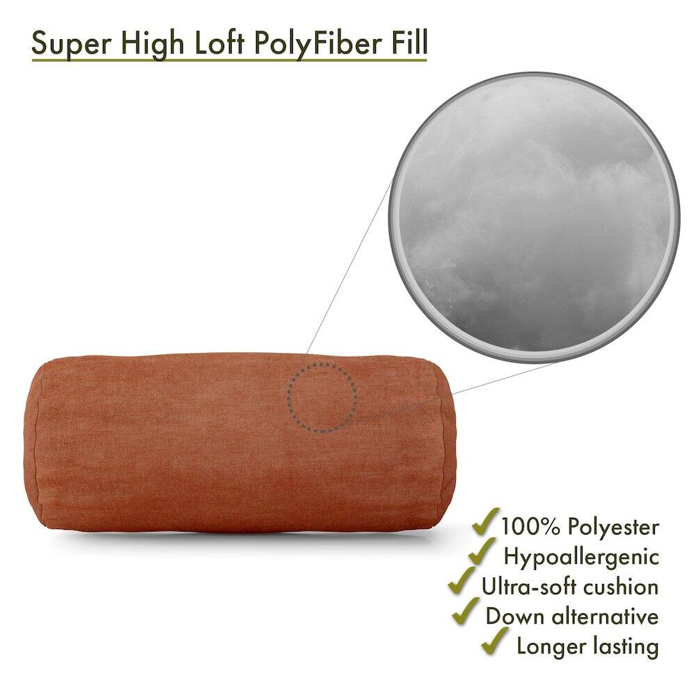 Super High Loft PolyFiber Fill

- 100% Polyester
- Hypoallergenic
- Ultra-soft cushion
- Down alternative
- Longer lasting