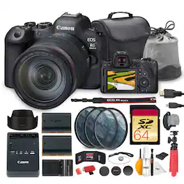 Canon - EOS R6 Mark II Full Frame Camera RF 24-105mm L Bundle