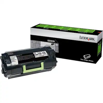 Sure, here is the corrected and grouped text:
**Product Information:**
- Lexmark 520HN Toner Cartridge
- True Image. Always.
**Compatibility:**
- MS211
- MS211n
- MS211dn
- MS211d
- MS211dnf
- MS211z
- MS211dnz
- MS211dzn
- MS211dnzn
**Box Text:**
- Lexmark
- 520HN
- True Image. Always.
**Cartridge Text:**
- Lexmark 520HN Toner Cartridge
- True Image. Always.
- MS211
- MS211n
- MS211dn
- MS211d
- MS211dnf
- MS211z
- MS211dnz
- MS211dzn
- MS211dnzn
