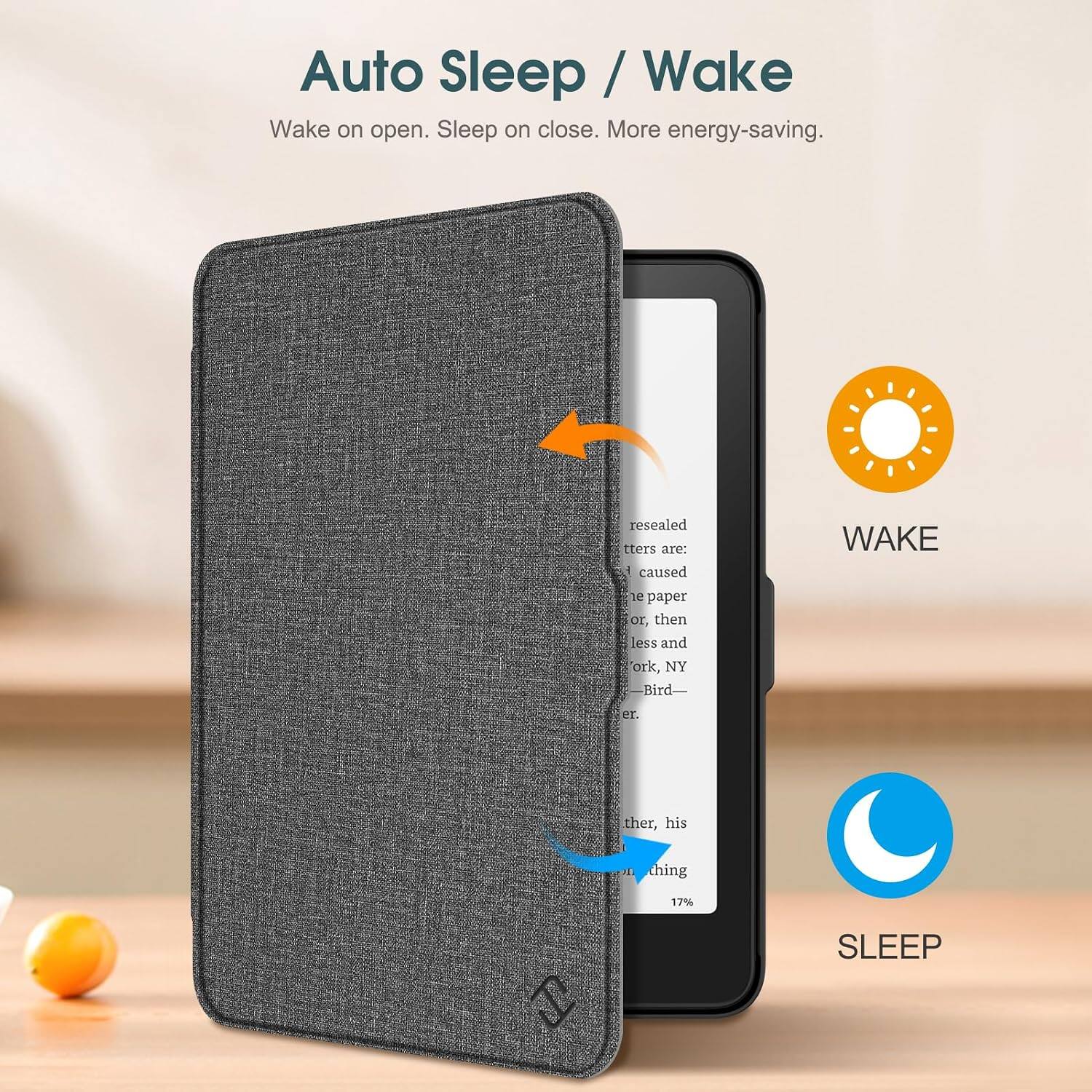 Auto Sleep / Wake  
Wake on open. Sleep on close. More energy-saving.

WAKE

SLEEP