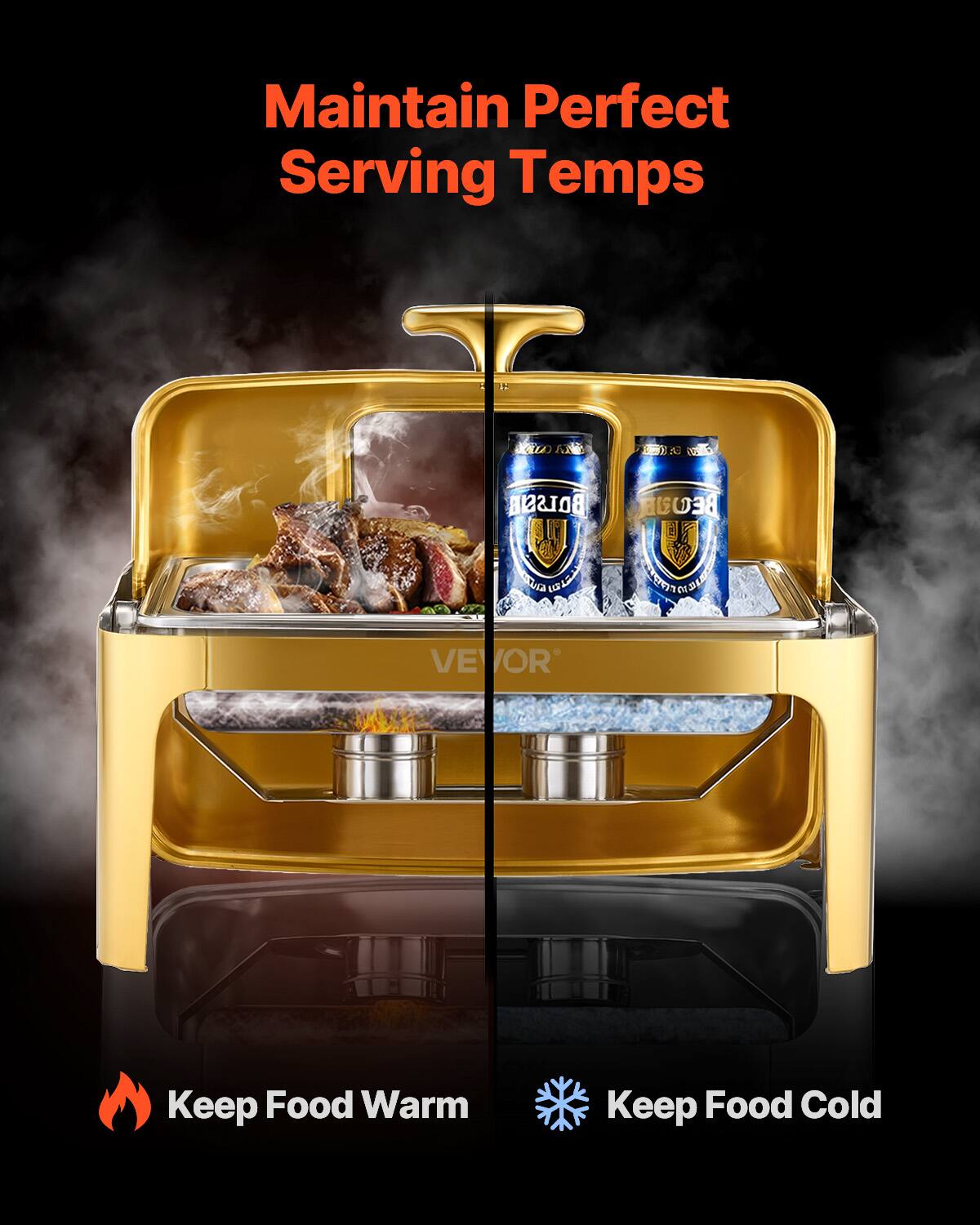 Maintain Perfect Serving Temps, Keep Food Warm, Keep Food Cold, VEVOR