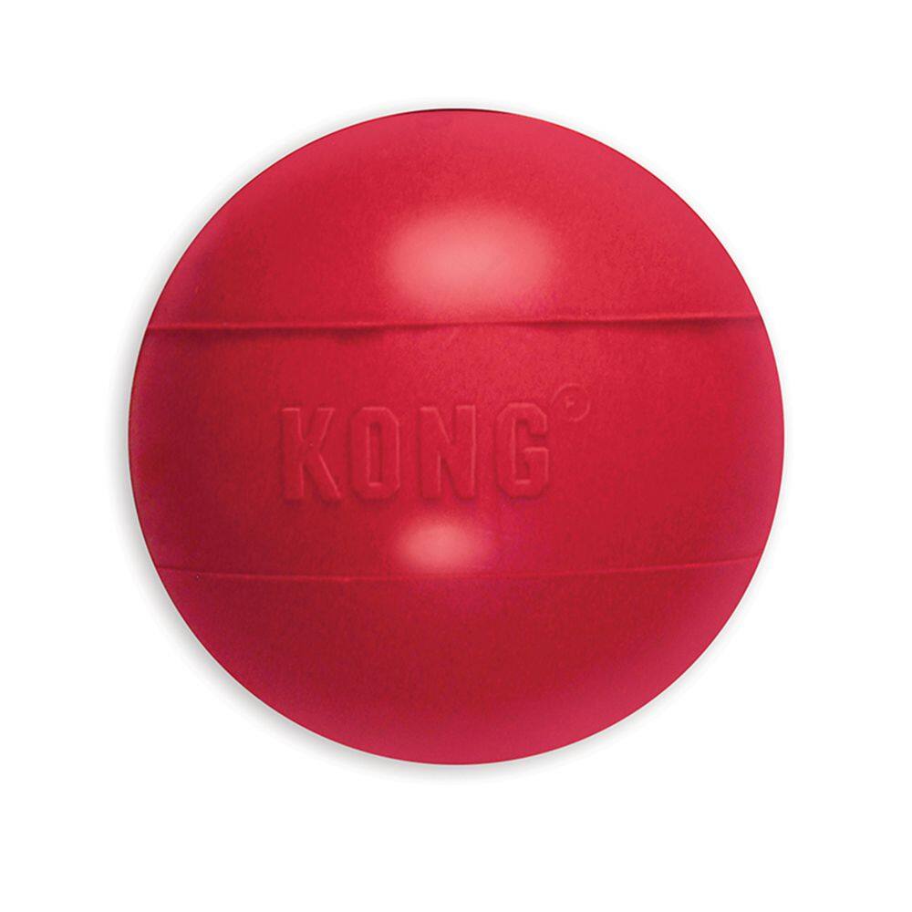 Front. KONG - Kong Ball Dog Toy in Medium/Large Ball - Red.