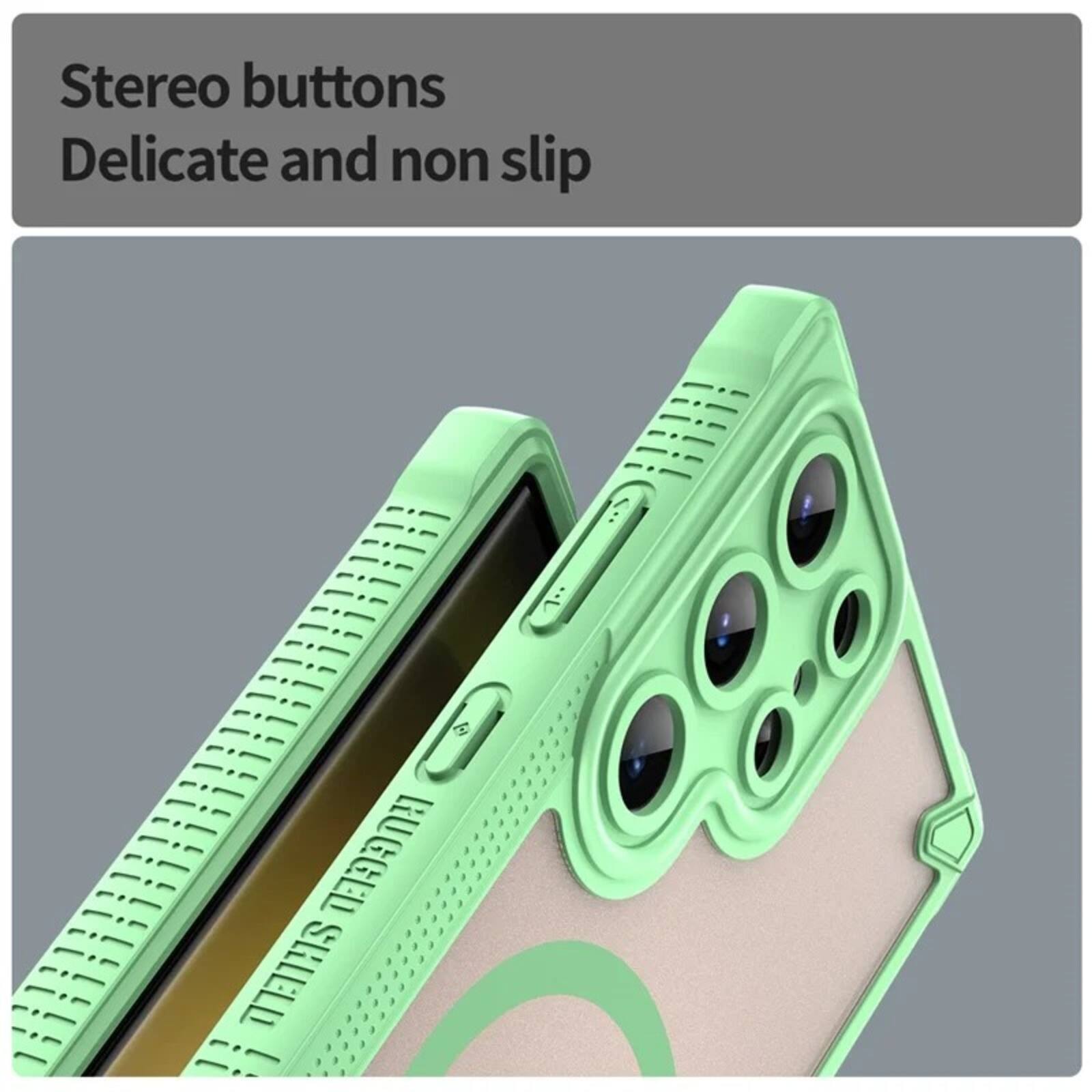 Stereo buttons  
Delicate and non slip  

RUGGED 12 SKIELD