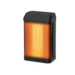 Cluzine - 1500W PTC Space Heater, 3 Heat Settings, 12H Timer, No Light No Glare, for Home Office