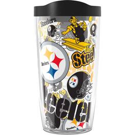 Tervis - Pittsburgh Steelers 16oz. Allover Classic Tumbler - Multicolor