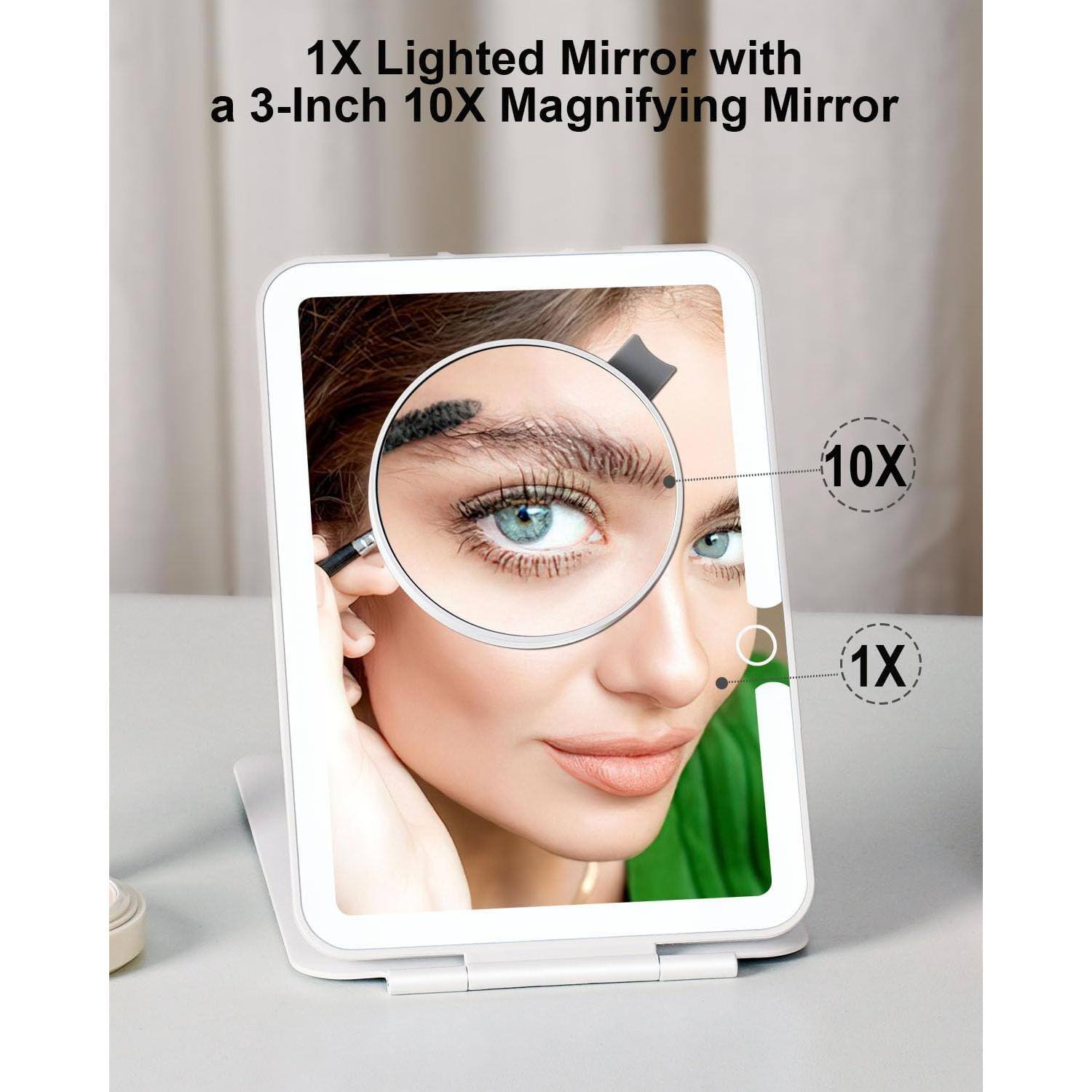 Comfort Essence Mirror Makeup Light Magnification Led Lights Color Desk ...
