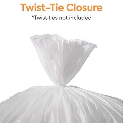 Twist-Tie Closure  
*Twist-ties not included