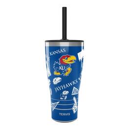 Tervis - Kansas Jayhawks 30oz. Swag Tumbler With Straw Lid - Multicolor