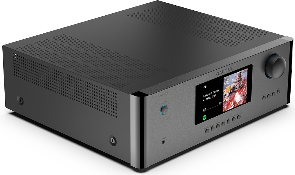 The text on the image reads: "Rotel RAS-CODD POWER I Comes Essy as 1604 44 44.1 230 VAC."