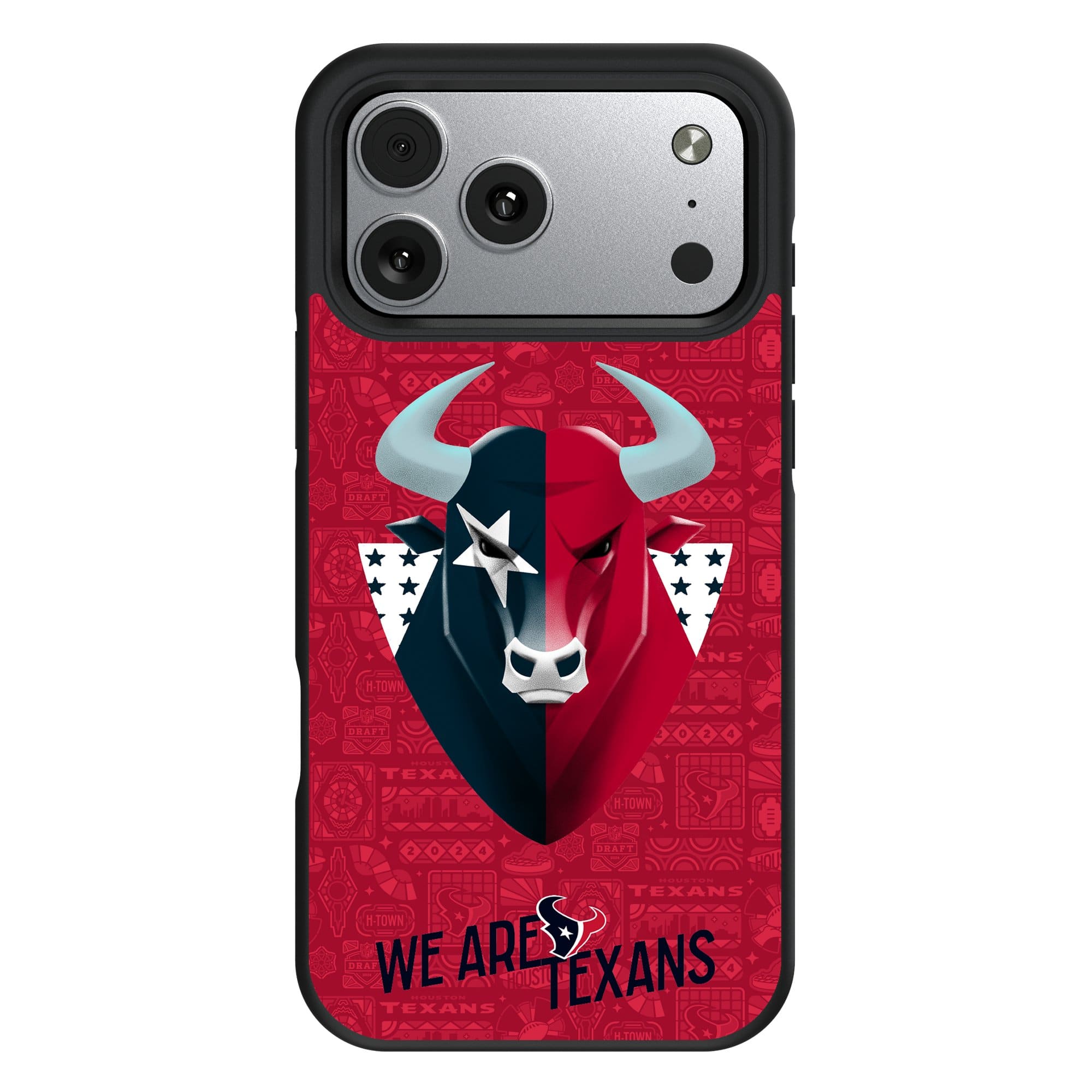 Keyscaper - NFL - Houston Texans - iPhone Bump Case - 13 mini - Black