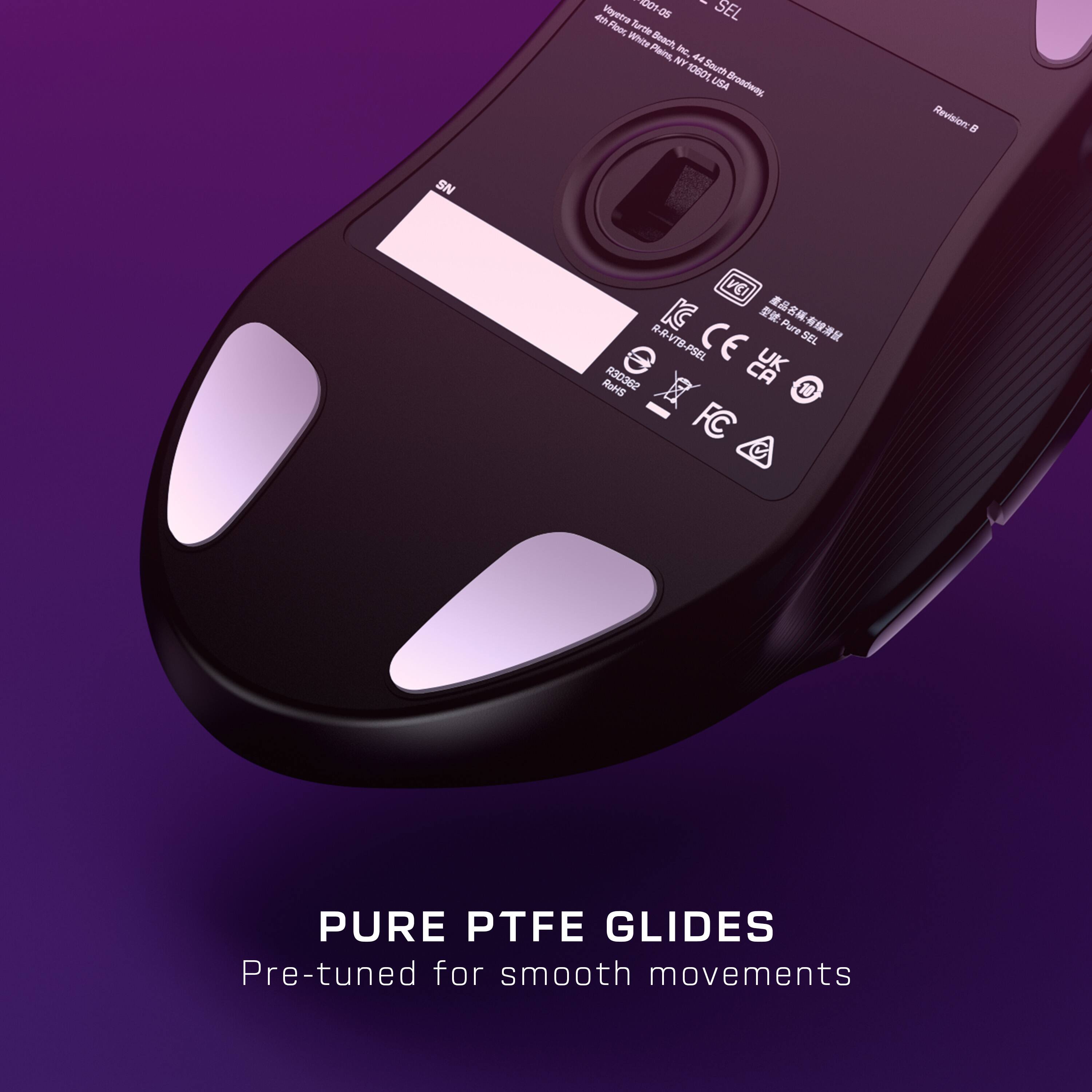 Pure PTFE Glides are pre-tuned for smooth movements.