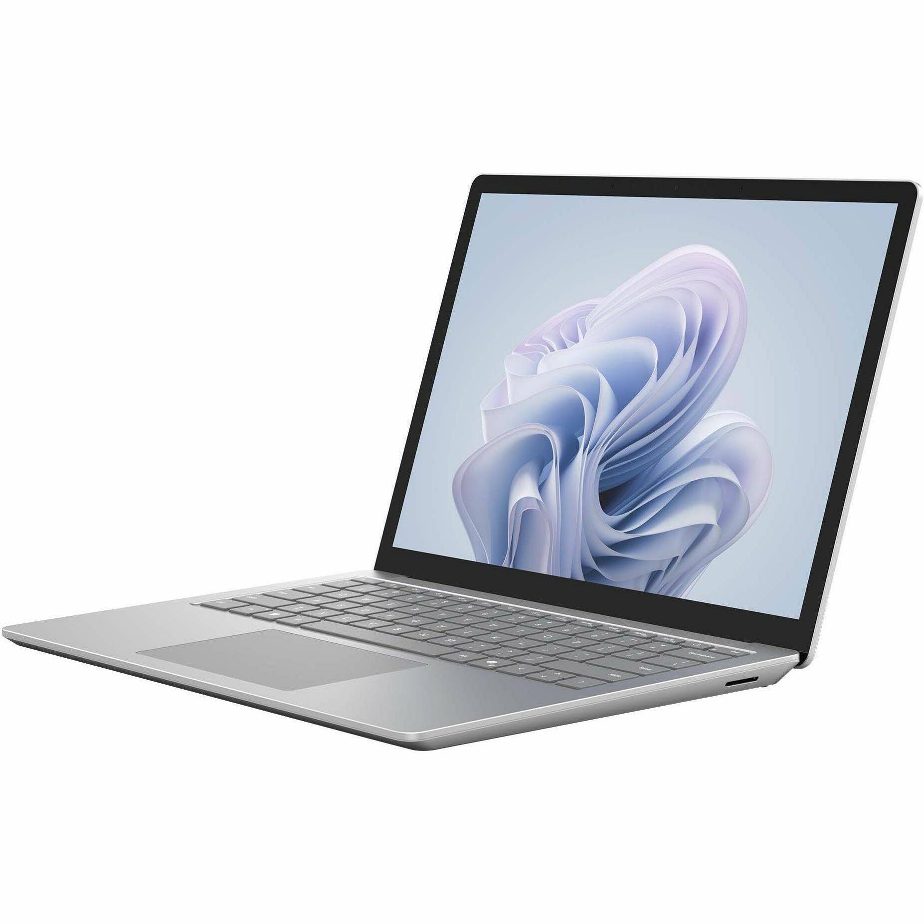 Alt View 3. Microsoft - Microsoft Surface Laptop 6 15" Touchscreen Notebook - Intel Core Ultra 5 135H - 8 GB - 256 GB SSD - English Keyboard - Gray.