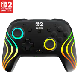Turtle Beach - Afterglow Wave Wireless RGB Gaming Controller for Nintendo Switch 2, Nintendo Switch, Switch Lite, & OLED Model - Black