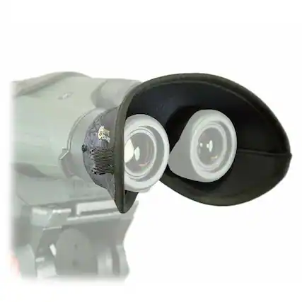 Front. Phone Skope - Phone Skope Bino Bandit Binocular Eyeshields - Black.