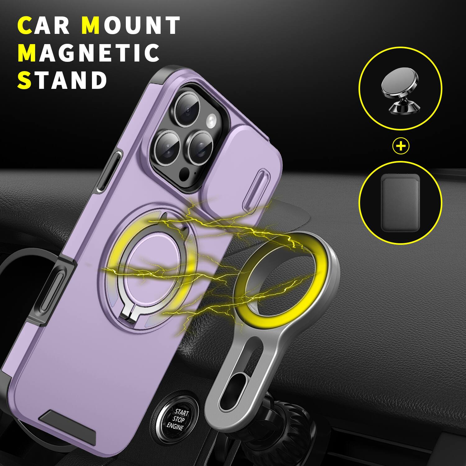 CAR MOUNT MAGNETIC STAND

START STOP ENGINE