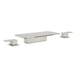 Brushed Faucet SUS304 Waterfall Spout cUPC Quick Connect Temporary Shelf