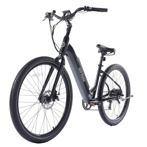 "GoTrax - ADULT TRANSIT 27.5"" STEP THROUGH ELECTRIC HYBRID BIKE - Black" price history on PriceWatchPro
