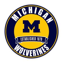 Fan Creations - Michigan Wolverines 24" Circle with Banner - Multicolor