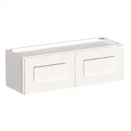 Boyel Living - 36-in W x 12-in H x 12-in D Shaker RTA Kitchen Wall Cabinet with Soft-Close - White Shaker