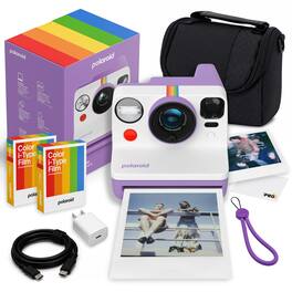 Polaroid - Now Generation 3 i-Type Instant Camera ( Film (16) +More - Purple