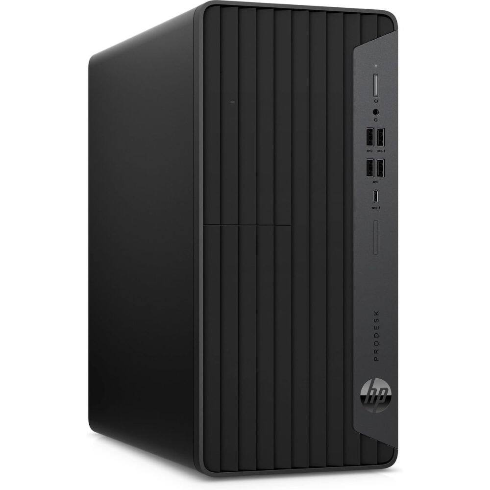 Alt View 2. HP - ProDesk 600 G6 Microtower Intel i5-10500 3.1 GHz 16 GB DDR4 512 GB SSD Intel UHD Graphics 630 Windows 11 Pro Desktop - Black.