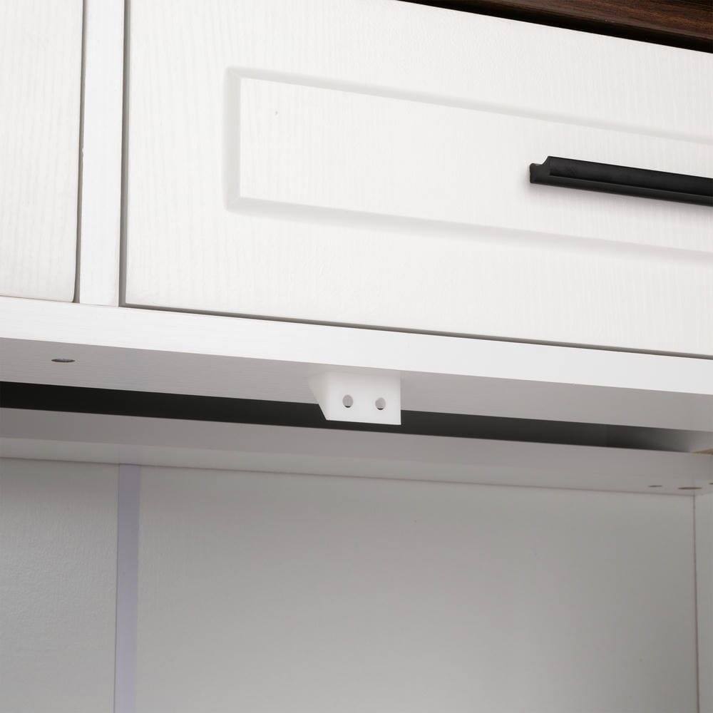 Alt View 8. Kadyn - 63" Fluted Sideboard Cabinet with Storage for Kitchen and Dining Room - White - White.