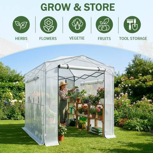 GROW & STORE

HERBS  
FLOWERS  
VEGETABLES  
FRUITS  
TOOL STORAGE