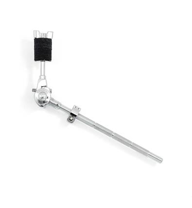Front. Gibraltar Hardware - 12" Cymbal Boom Rod, with Gearless Brake Tilter for Smooth Angle Control.