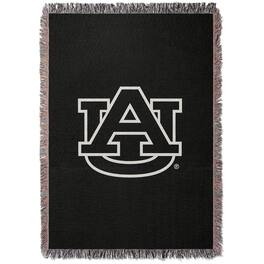 Chad & Jake - Auburn Tigers Woven Blanket - Black