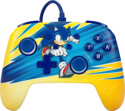 PowerA Enhanced Wired Controller for Nintendo Switch Sonic Boost PowerA Enhanced Wired Controller for Nintendo Switch Sonic Boost