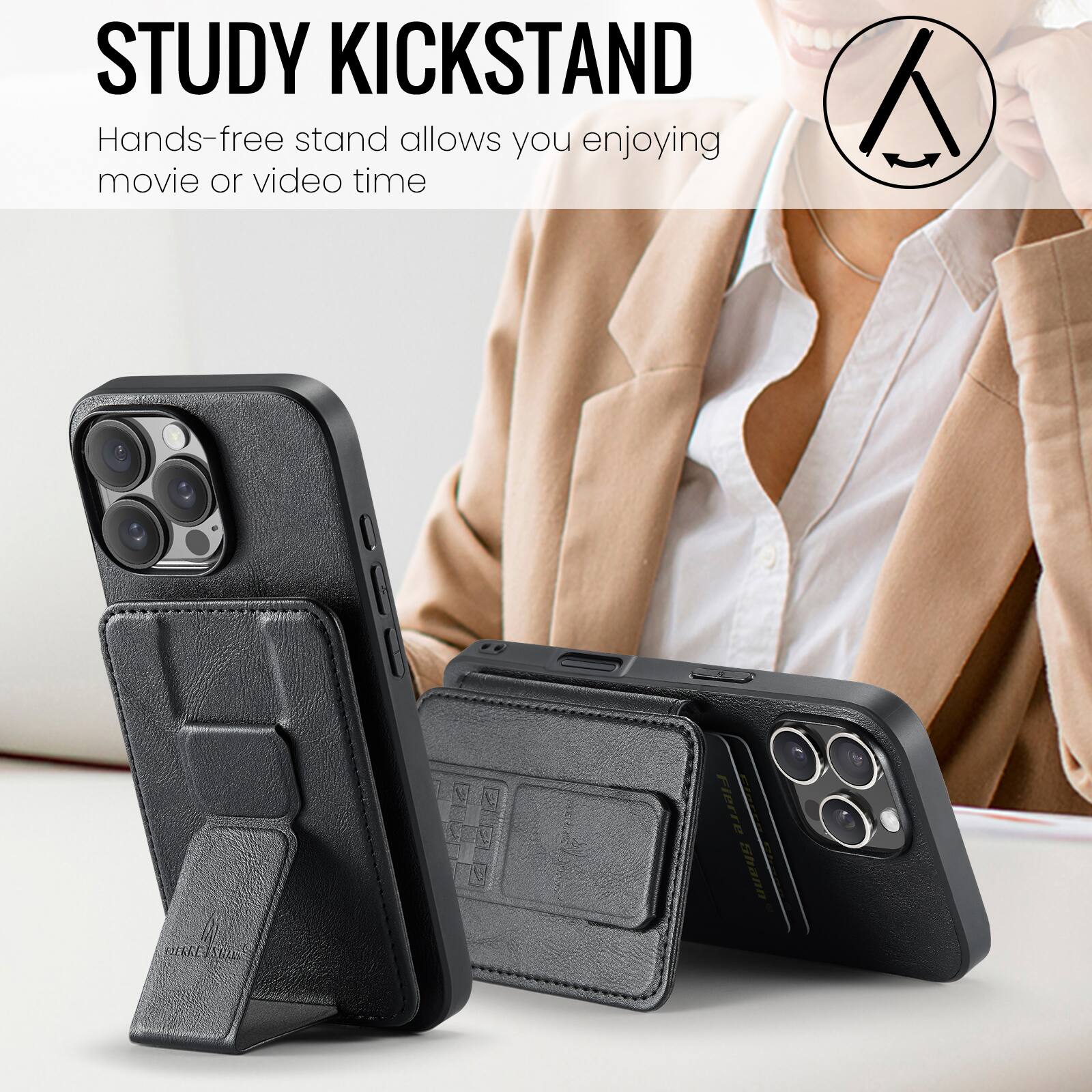 STUDY KICKSTAND  
Hands-free stand allows you enjoying movie or video time