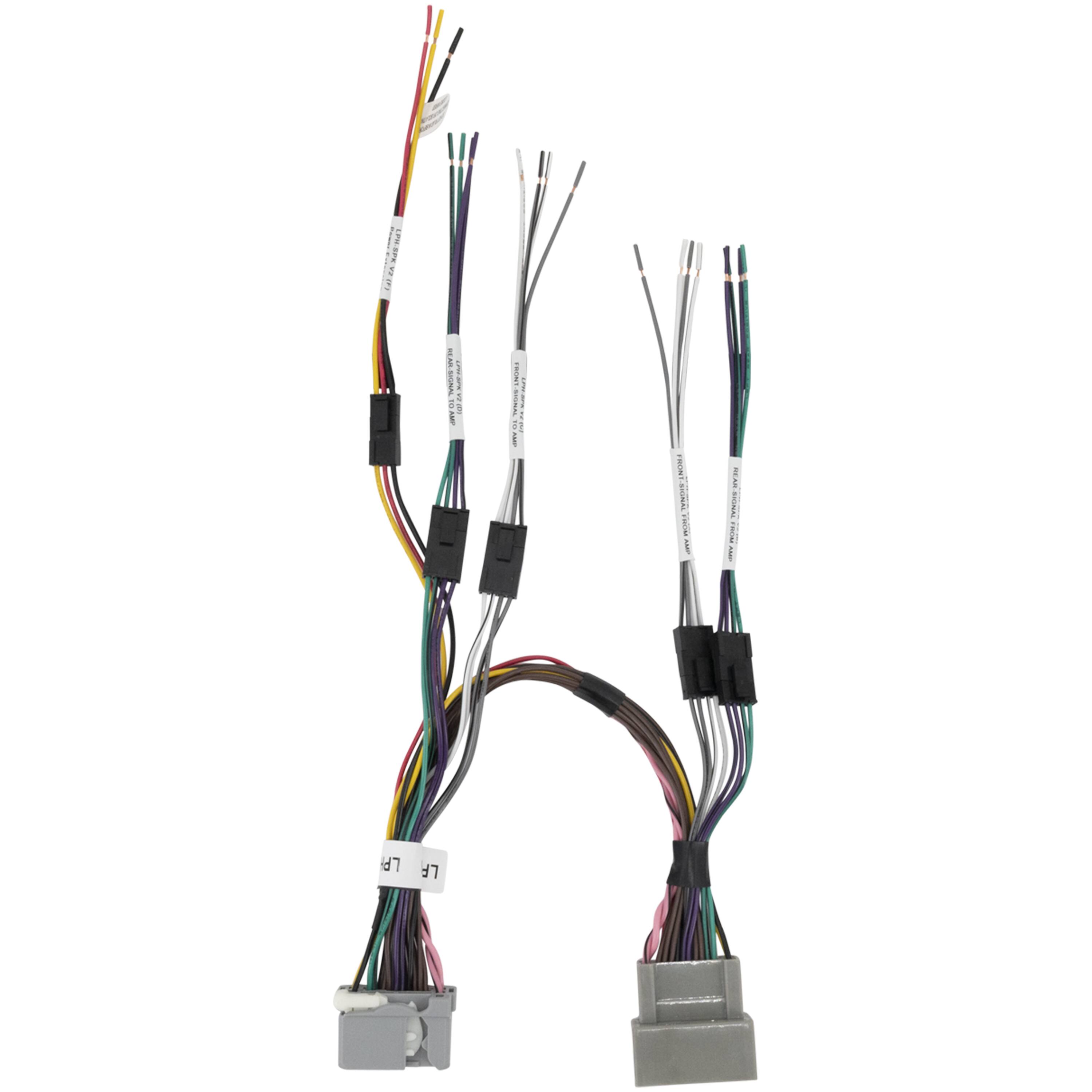 Alt View 12. PAC - LocPRO Advanced T-Harness for Select Honda and Acura Vehicles - Multi.