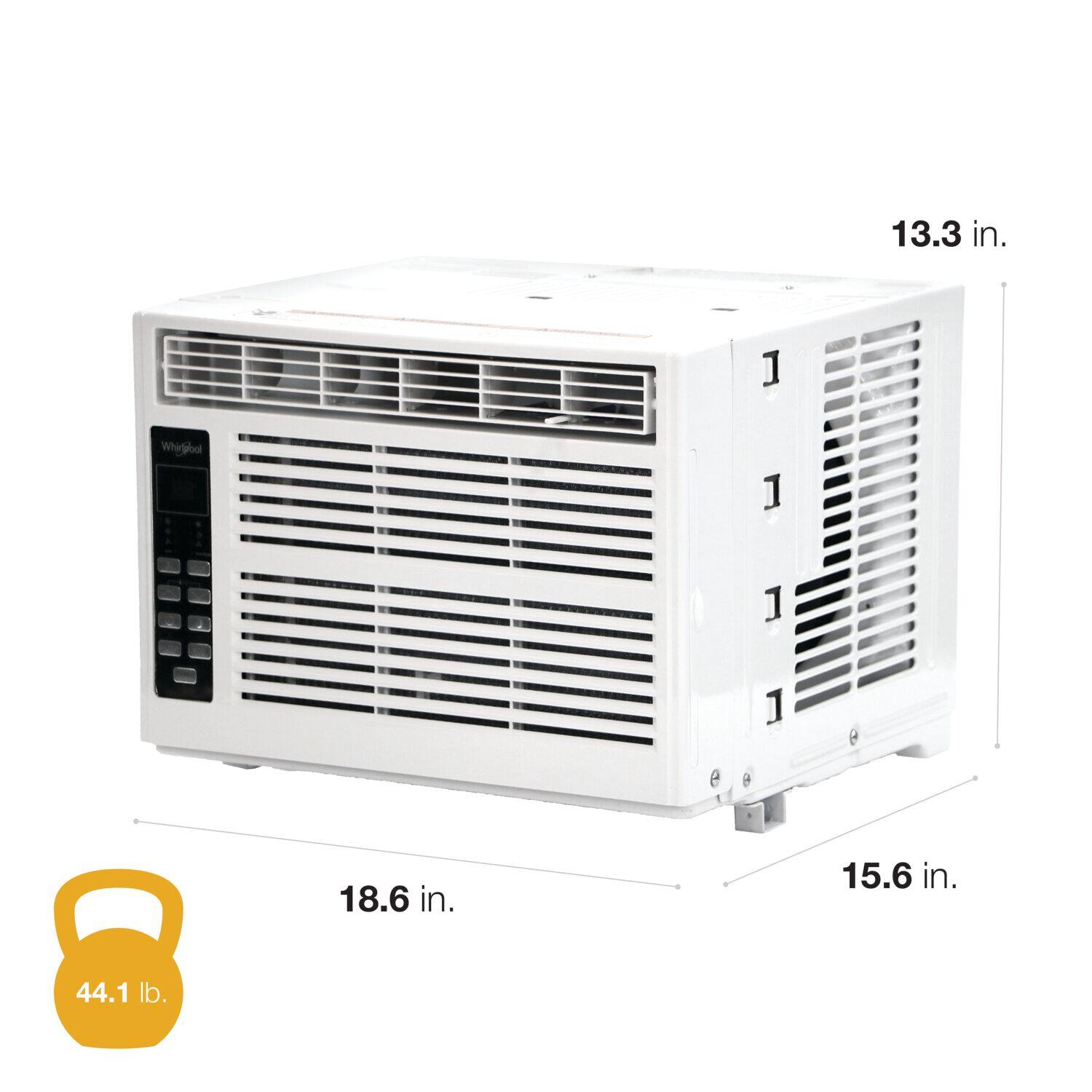 13.3 in.  
1 Whirlpool  
1 1 1 8  
44.1 lb.  
18.6 in.  
15.6 in.