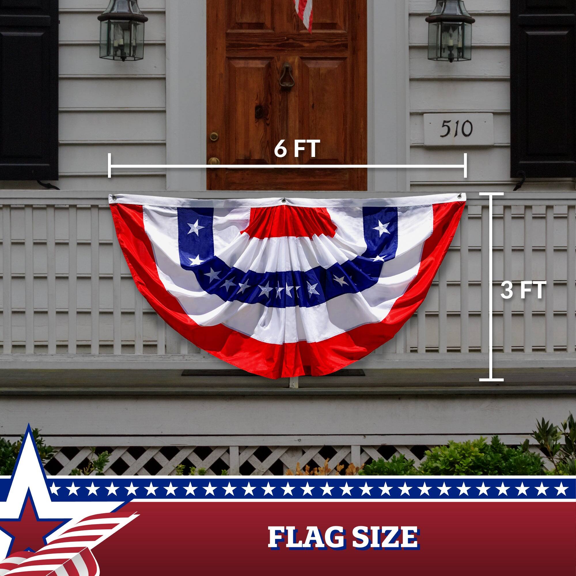 6 FT 510 3 FT FLAG SIZE