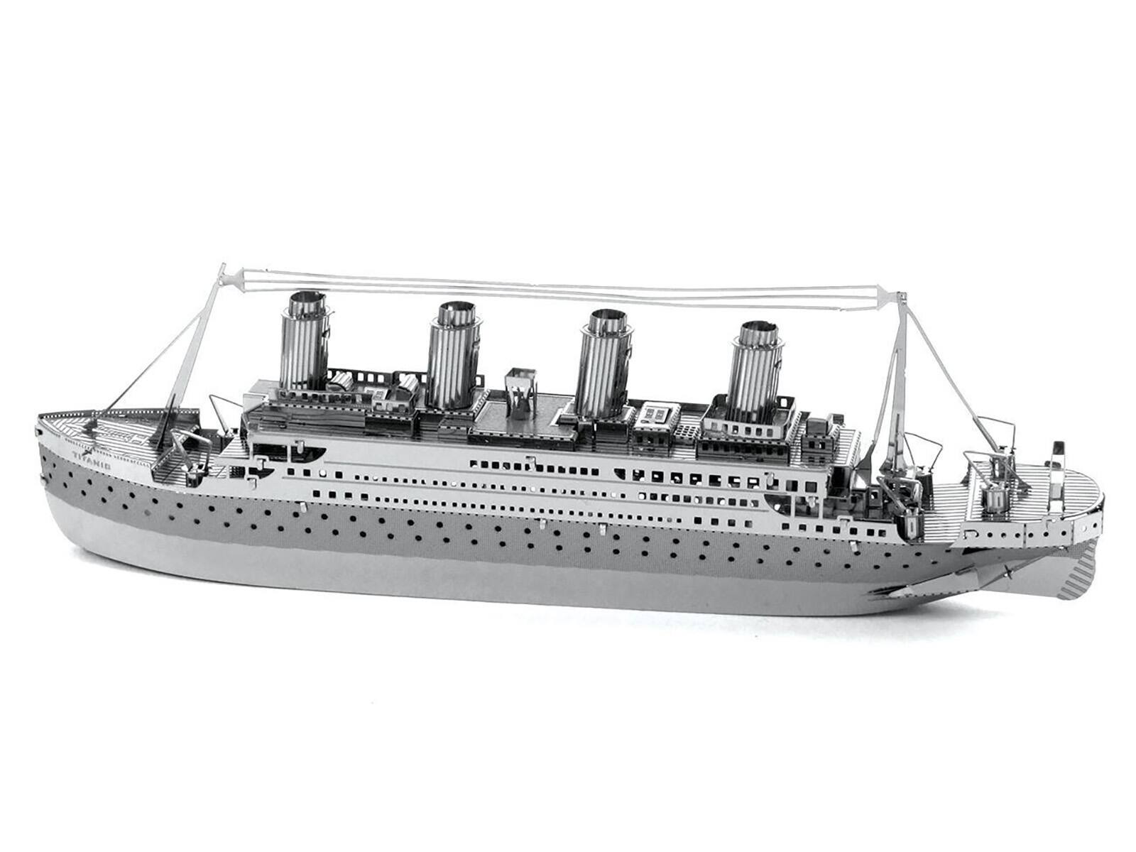 Alt View 1. Metal Earth - Model Kit Titanic Ship (Moderate Difficulty) Steel Model Kit by Metal Earth.