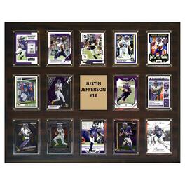 C&I Collectibles - Justin Jefferson Minnesota Vikings 16" x 20" Trading Card Plaque - Multicolor