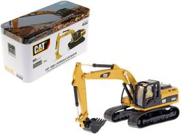 Diecast Masters - CAT Caterpillar 320D L Hydraulic Excavator with Operator "High Line" Series 1/87 (HO) Scale Diecast - Yellow With Black