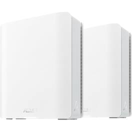 ASUS - ZenWiFi BT8 Tri-Band 7 Mesh Wi-Fi System ZenWiFiBT82PK - White