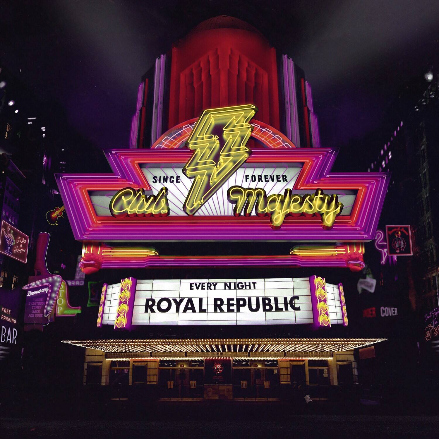 Royal Republic - Club Majesty - Neon Magenta   - VINYL LP