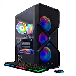 STGAubron - Gaming PC Computer Desktop, GeForce RTX2060 Super 8G, Intel Core I7 8th up to 4.1GHz, 16G DDR4, 1T SSD, WIN11H - Black