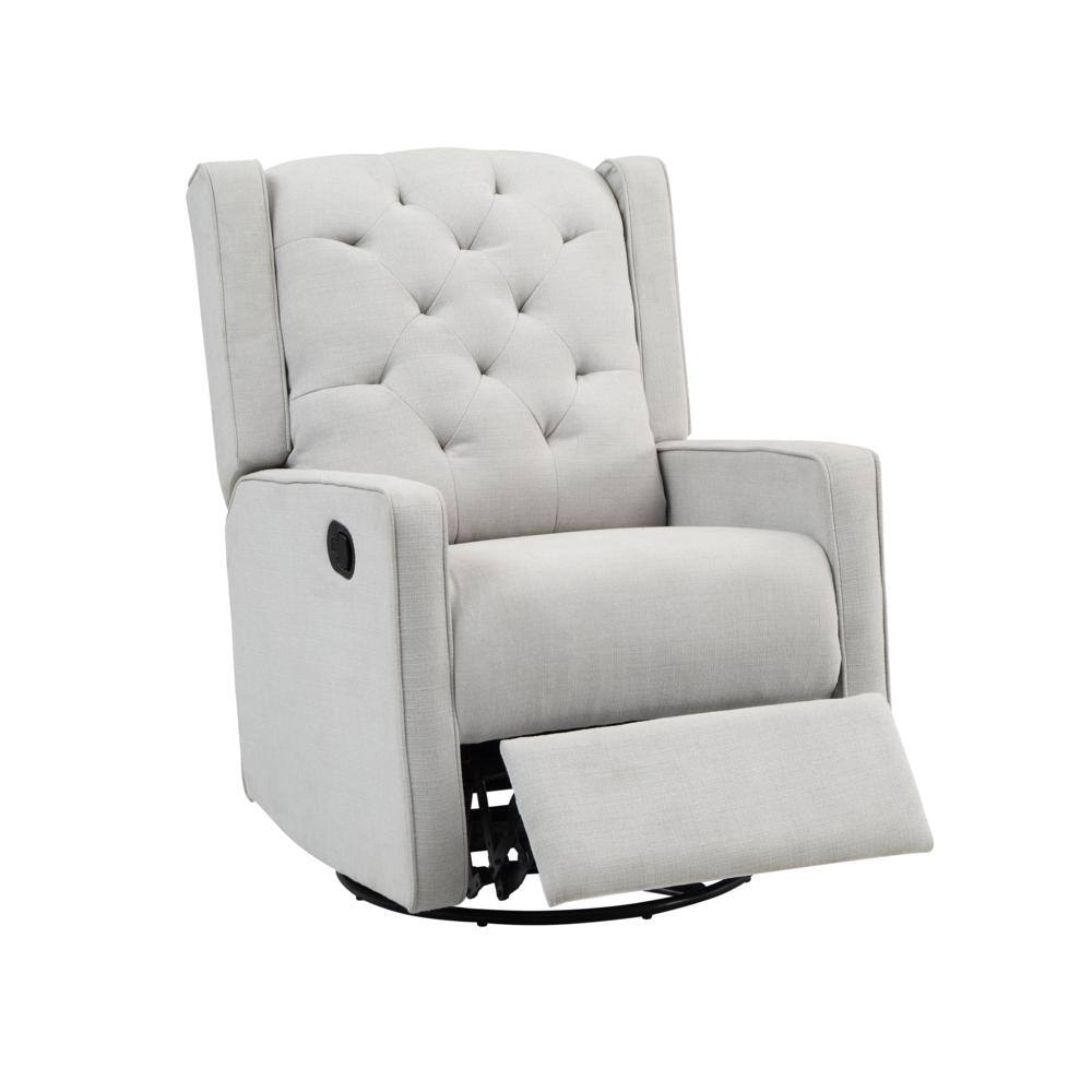 Alt View 1. AFG Baby Furniture - Ava Manual Swivel Glider Recliner Gray - Gray.