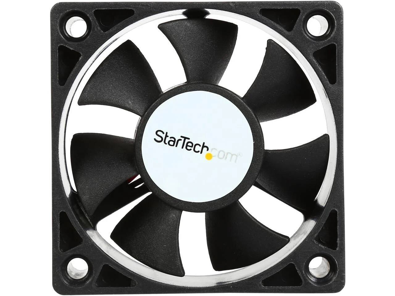 Back. StarTech.com - StarTech.com 60x20mm Replacement Ball Bearing Computer Case Fan with TX3 Connector FAN6X2TX3 (Black) - Black.