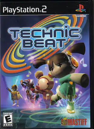 PlayStation 2
NTSC U/C
Technic Beat
Everyone
E
Content Rated by ESRB
MASTIFF - E (Everyone)